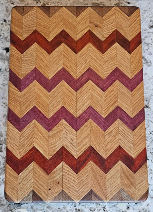 Chevron-style cutting boards