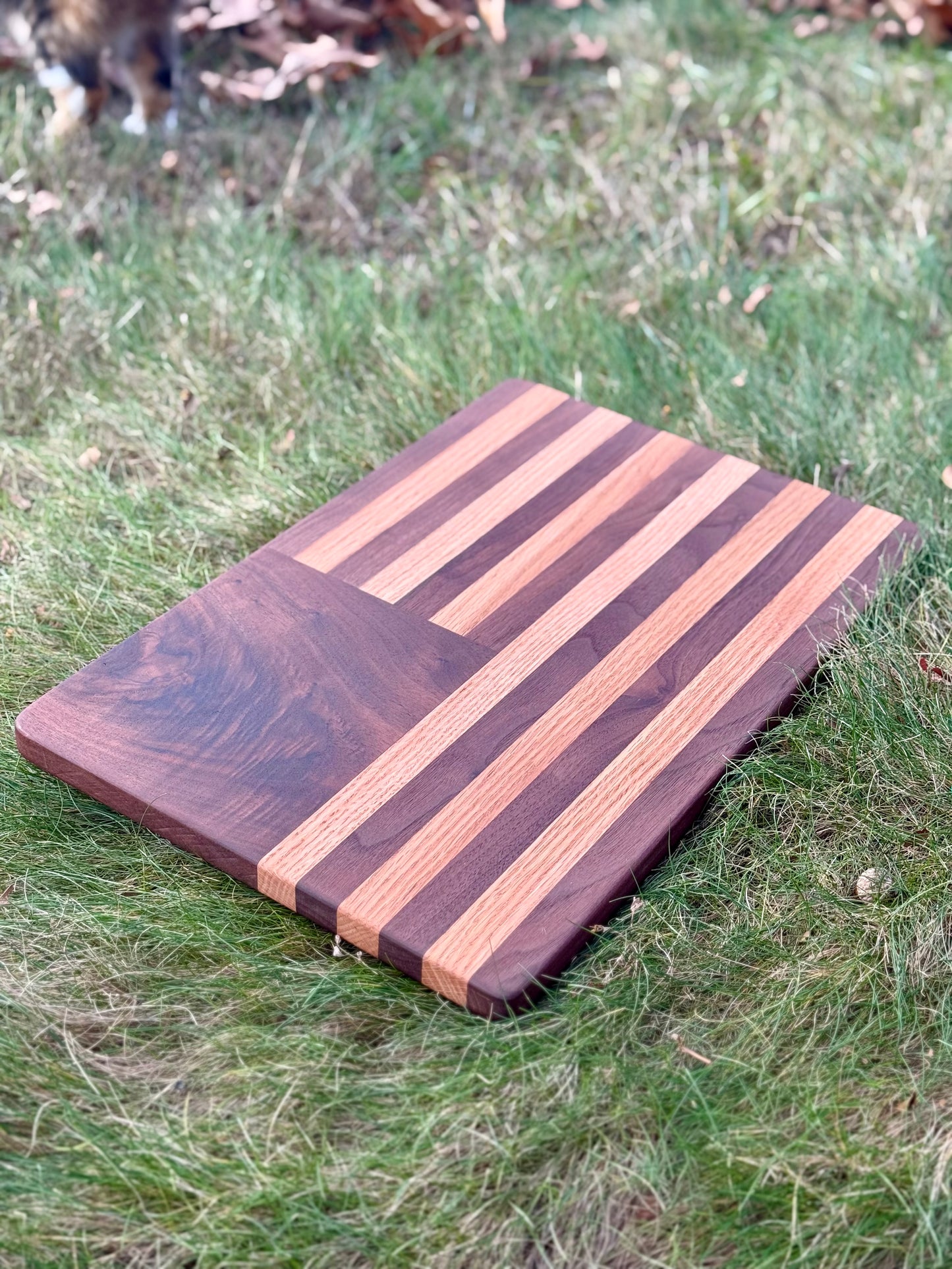 American flag cutting Board