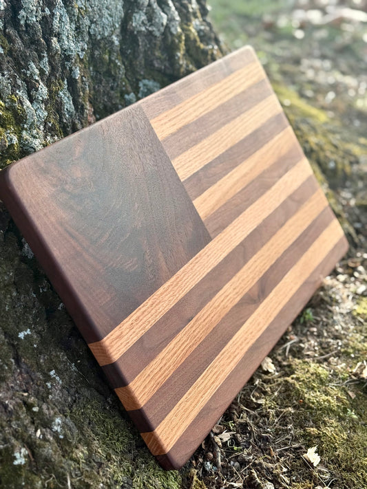 American flag cutting Board